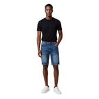 Antony Morato Blue Cotton Bermuda Shorts