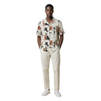 Antony Morato Beige Viscose Shortsleeve Shirt