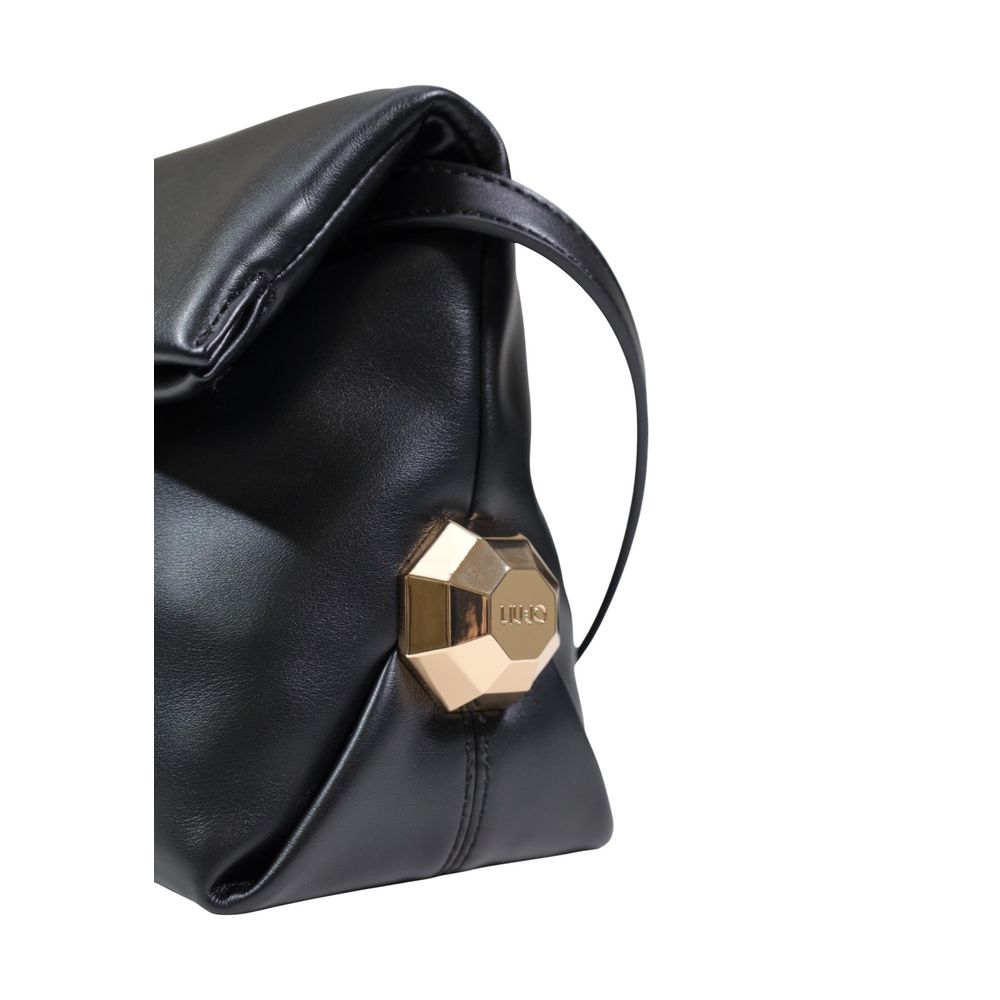 Liu Jo Black Polyethylene Clutch Bag