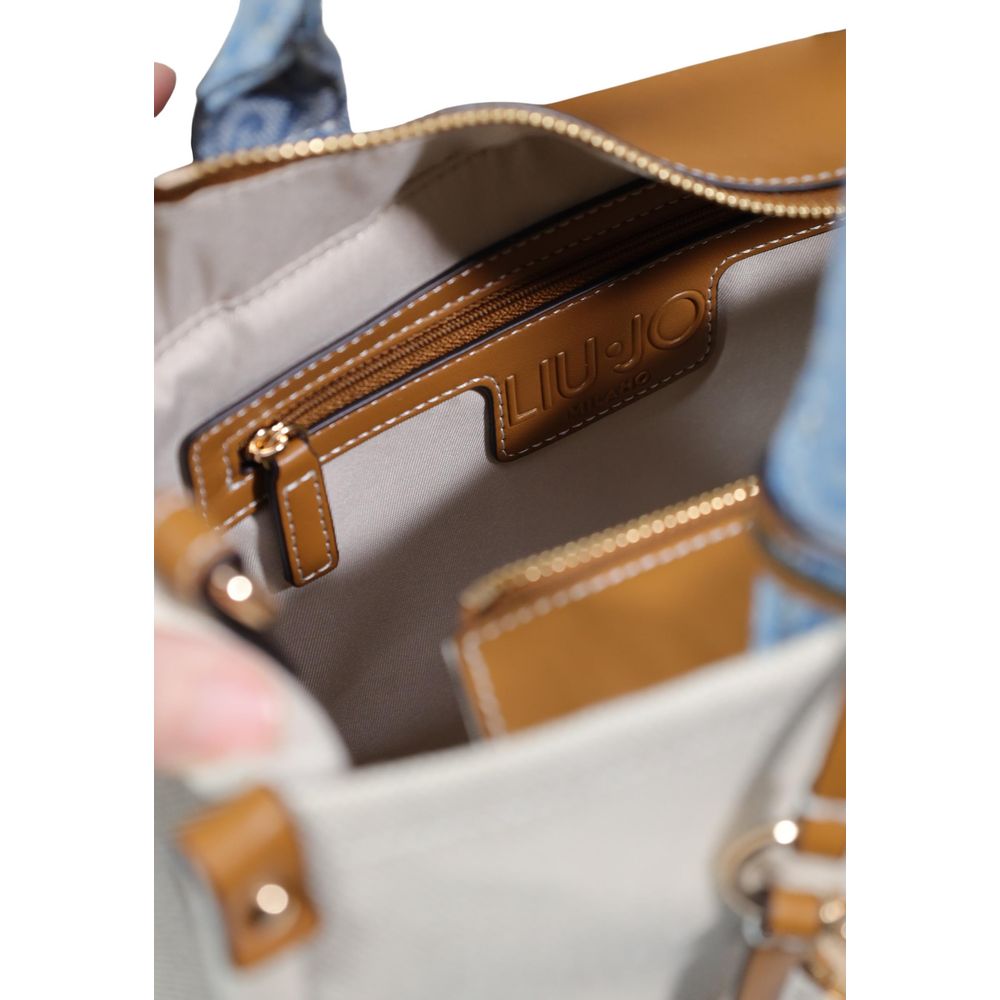 Liu Jo Blue Cotton Handbag