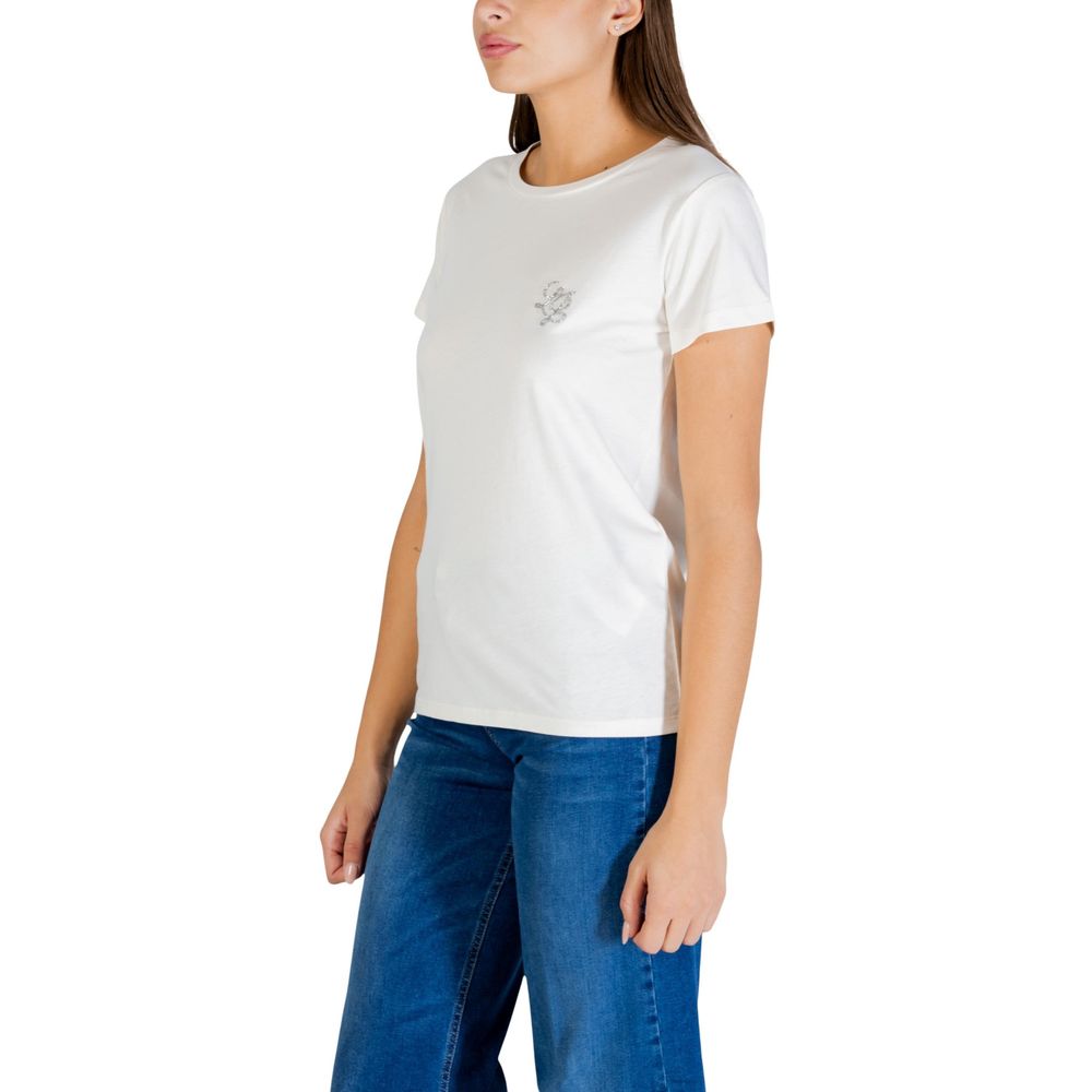 Liu Jo White Cotton T-Shirt