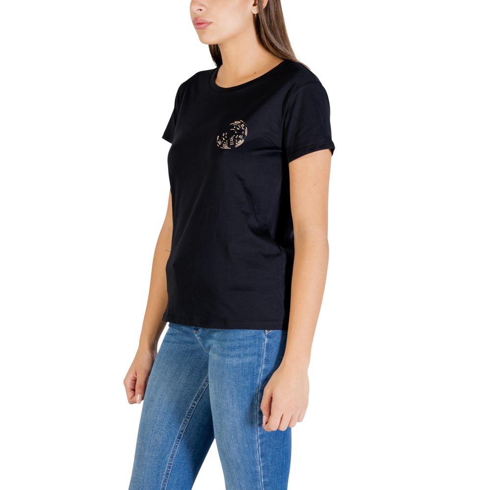 Liu Jo Black Cotton T-Shirt