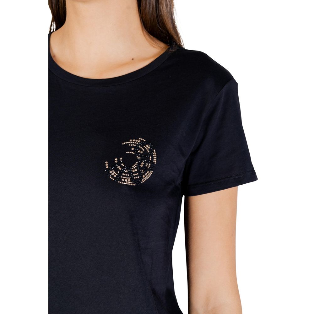 Liu Jo Black Cotton T-Shirt