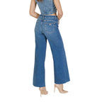 Liu Jo Blue Cotton Bootcut Jeans