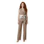 Liu Jo Beige Viscose Waistcoat