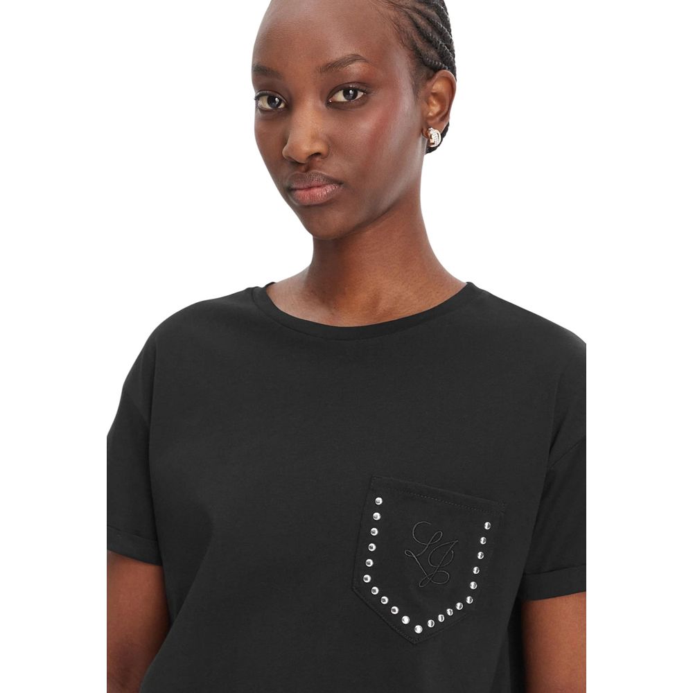 Liu Jo Bicolor Cotton T-Shirt