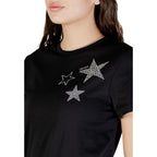 Liu Jo Black Cotton T-Shirt