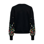Only Black Cotton Sweatshirt