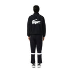 Lacoste Black And White Polyester Sweatsuit