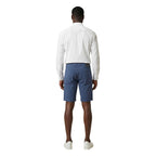 Jeckerson Blue Cotton Bermuda Shorts