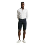 Jeckerson Blue Cotton Bermuda Shorts
