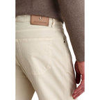 Jeckerson White Elastane Skinny Pants