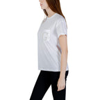 Guess White Cotton T-Shirt
