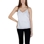 Guess White Polyester Tank Tops