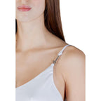 Guess White Polyester Tank Tops