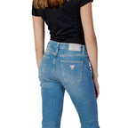 Guess Light Blue Cotton Bootcut Jeans