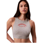 Calvin Klein Underwear Gray Cotton Bra