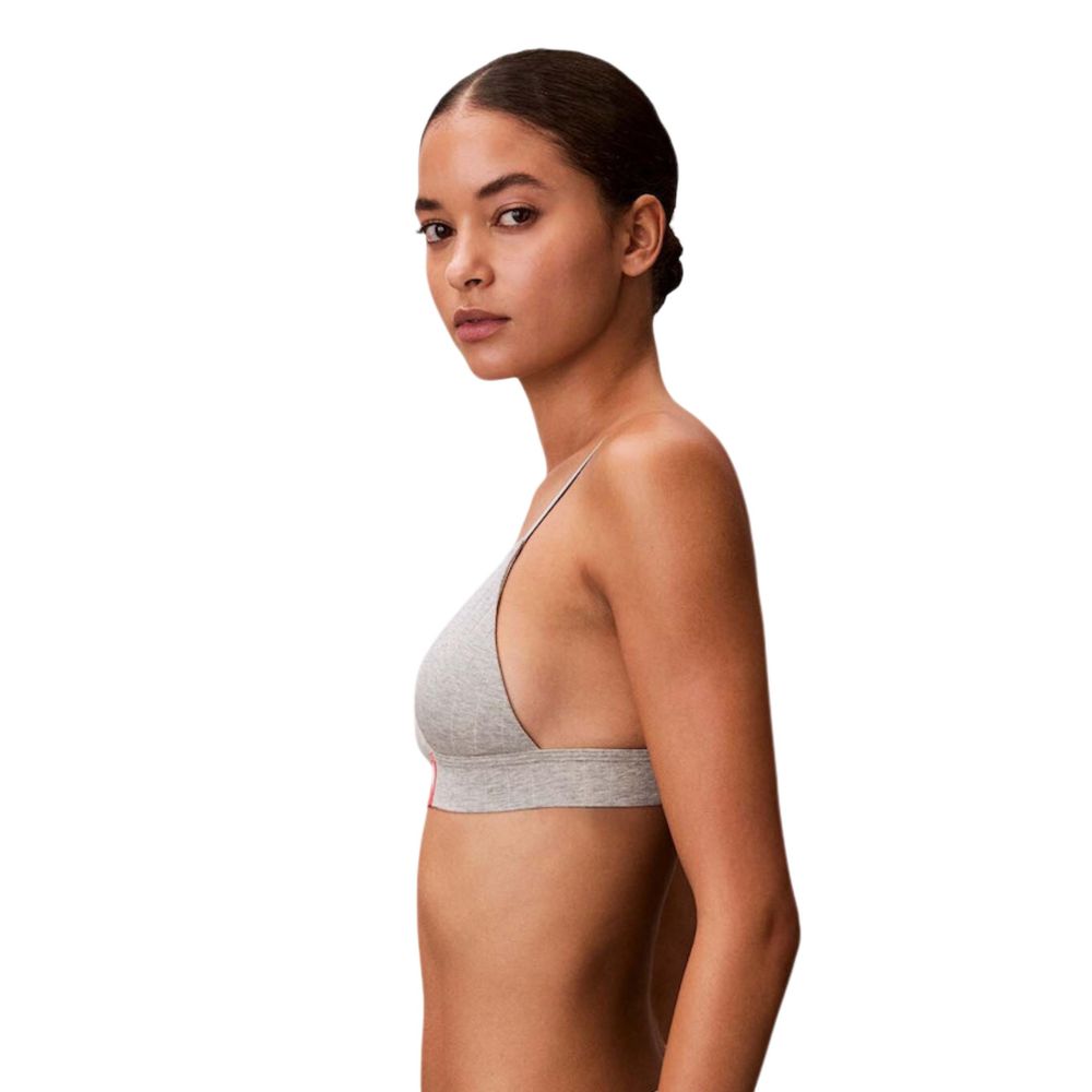 Calvin Klein Underwear Gray Cotton Bra