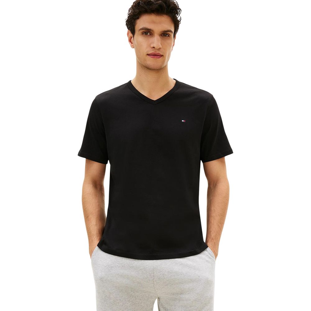 Tommy Hilfiger Black And White Cotton Tank Tops