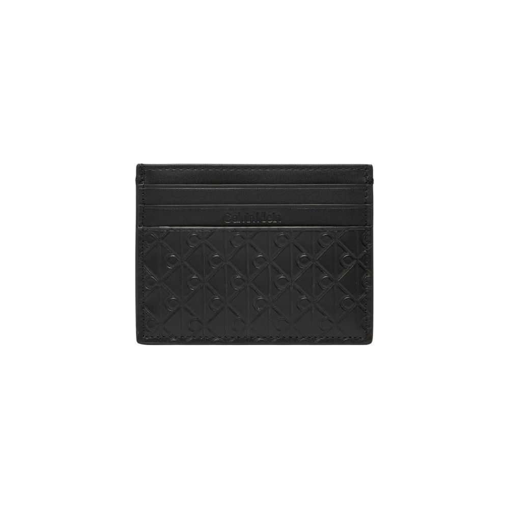 Calvin Klein Black Leather Cardholder