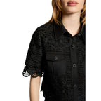 Morgan De Toi Black Polyester Shortsleeve Shirt
