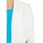 Morgan De Toi White Recycled Polyester Blazer