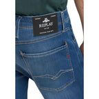 Replay Blue Cotton Skinny Jeans