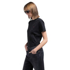 Replay Black Cotton T-Shirt