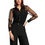 Morgan De Toi Black Polyester Sweater