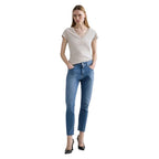 Replay Blue Cotton Skinny Jeans