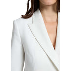 Morgan De Toi White Polyester Blazer
