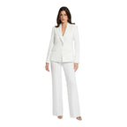 Morgan De Toi White Polyester Blazer