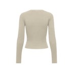 Only Beige Viscose Cardigan