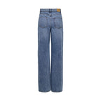 Only Blue Cotton Relaxed Fit Jeans