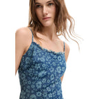 Desigual Blue Lyocell Long Dress