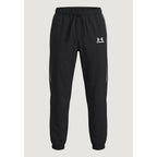 Under Armour Black And White Polyester Joggers (Workout Pants)