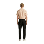 Gianni Lupo Black Polyester Skinny Pants