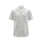 Gianni Lupo White Linen Shortsleeve Shirt