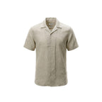 Gianni Lupo Beige Linen Shortsleeve Shirt