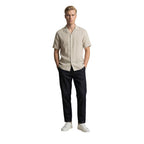 Gianni Lupo Beige Linen Shortsleeve Shirt