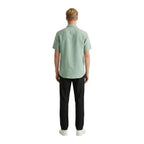 Gianni Lupo Green Linen Shortsleeve Shirt