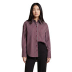 Jacqueline De Yong Bordeaux Cotton Blouse
