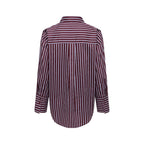 Jacqueline De Yong Bordeaux Cotton Blouse