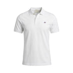 Gant White Cotton Polo Shirt