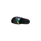 County of Milan Black Synthetic Slippers