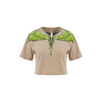 County of Milan Beige Cotton T-Shirt