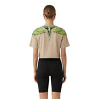 County of Milan Beige Cotton T-Shirt