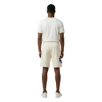 County of Milan Cream Cotton Bermuda Shorts