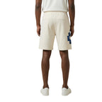 County of Milan Cream Cotton Bermuda Shorts