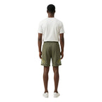 County of Milan Green Cotton Bermuda Shorts